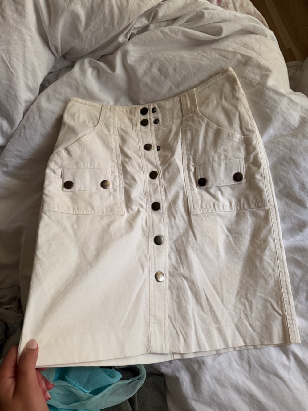 VTG BEBE cream skirt✨